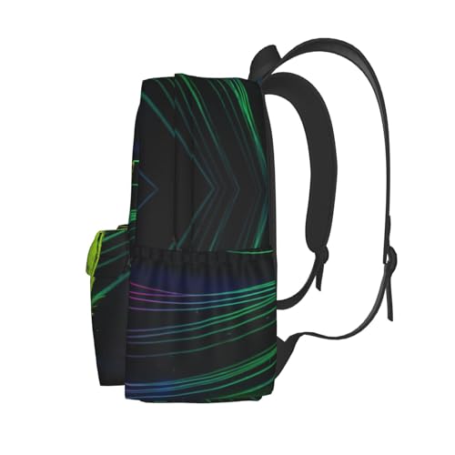 Mochila ligera para senderismo y viaje 19 litros negra miniatura 3