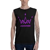 EMERZE Kpop Mamamoo Logo Tank Tops Mens Summer Crew Neck Fashion Casual Cotton Sleeveless Exercise V
