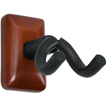 Gator Frameworks Wall Ukulele/Mandolin Hanger with Mahogany Mounting Plate GFW-UKE-HNGRMHG