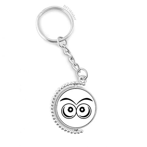 Llavero de cadena rotativo Pilgrim con patrón de ojos para regalo especial