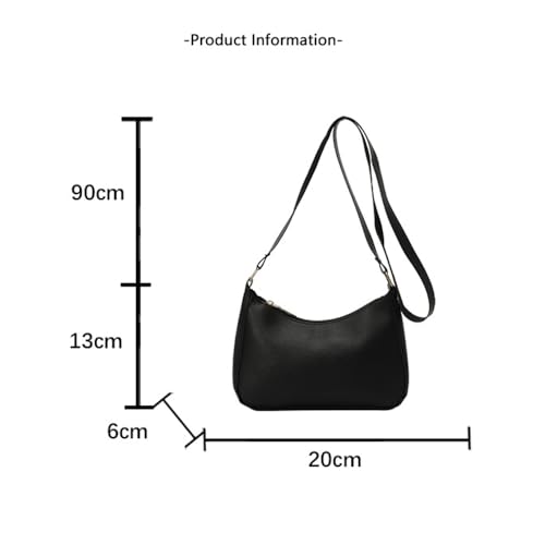 Bolsos bandolera para mujer, bonito bolso hobo tipo tote, minicartera con cierre de cremallera miniatura 4