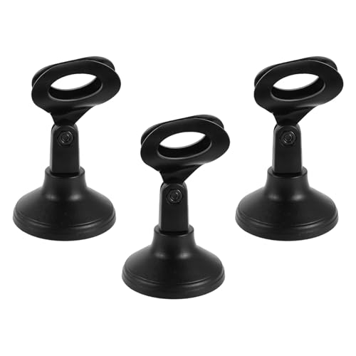 TOVINANNA Soporte de Micrófono de Condensador Ajustable para Escritorio, Juego de 3 Piezas con Abrazadera Ancha, Clip para Podcast, Radio, Streaming y Grabación Profesional