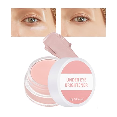 Under Eye Brightener,Under Eye Concealer Full Coverage Eye Highlighter Foundation (Pink)