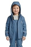 Kabooki LEGO® Kinder Regenset für Jungen und Mädchen | Wasserdicht (5.000 mm) & Verschweißte Nähte | Outdoor Regenanzug mit verstellbaren Hosenträgern & Reflektoren