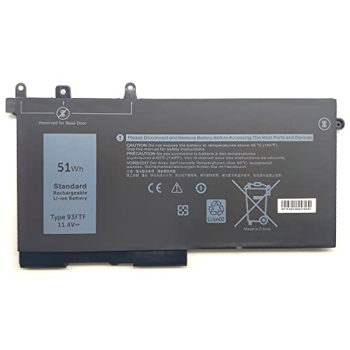 Binger New 93Ftf Replacement Laptop Battery Compatible With Dell Latitude E5280 E5480 E5580 E5490 E5590 D4Cmt 083Xpc 83Xpc 4Yfvg(42Wh) #TOP8