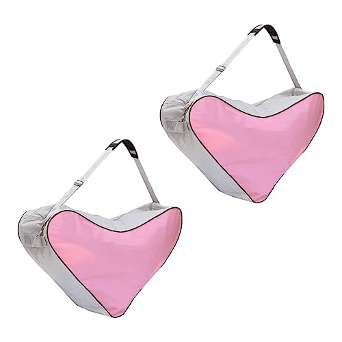 Gogogmee Store Skating Bags for Roller Skate 2pcs Ice Skates Bag Protective Storage