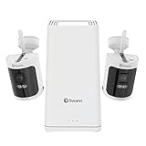 Swann AllSecure650 Système de sécurité NVR Wi-Fi avec disque dur de 1 To, 2 caméras 8 canaux, caméra sans fil rechargeable 2K HD sans fil, caméra de vidéosurveillance, intérieur/extérieur, vision Swann AllSecure650 Système de sécurité NVR Wi-Fi avec disque dur de 1 To, 2 caméras 8 canaux, caméra sans fil rechargeable 2K HD sans fil, caméra de vidéosurveillance, intérieur/extérieur, vision
