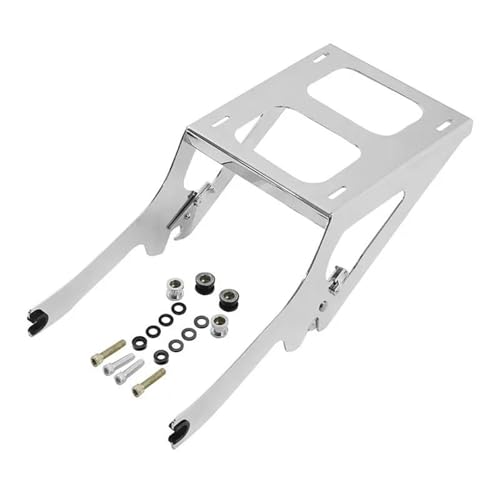 Support top case moto Softail Heritage Classic porte-bagages arrière chrome
