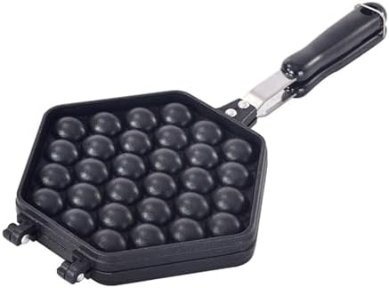 Práctico plato antiadherente para hacer gofres, moldes fijos, hue...