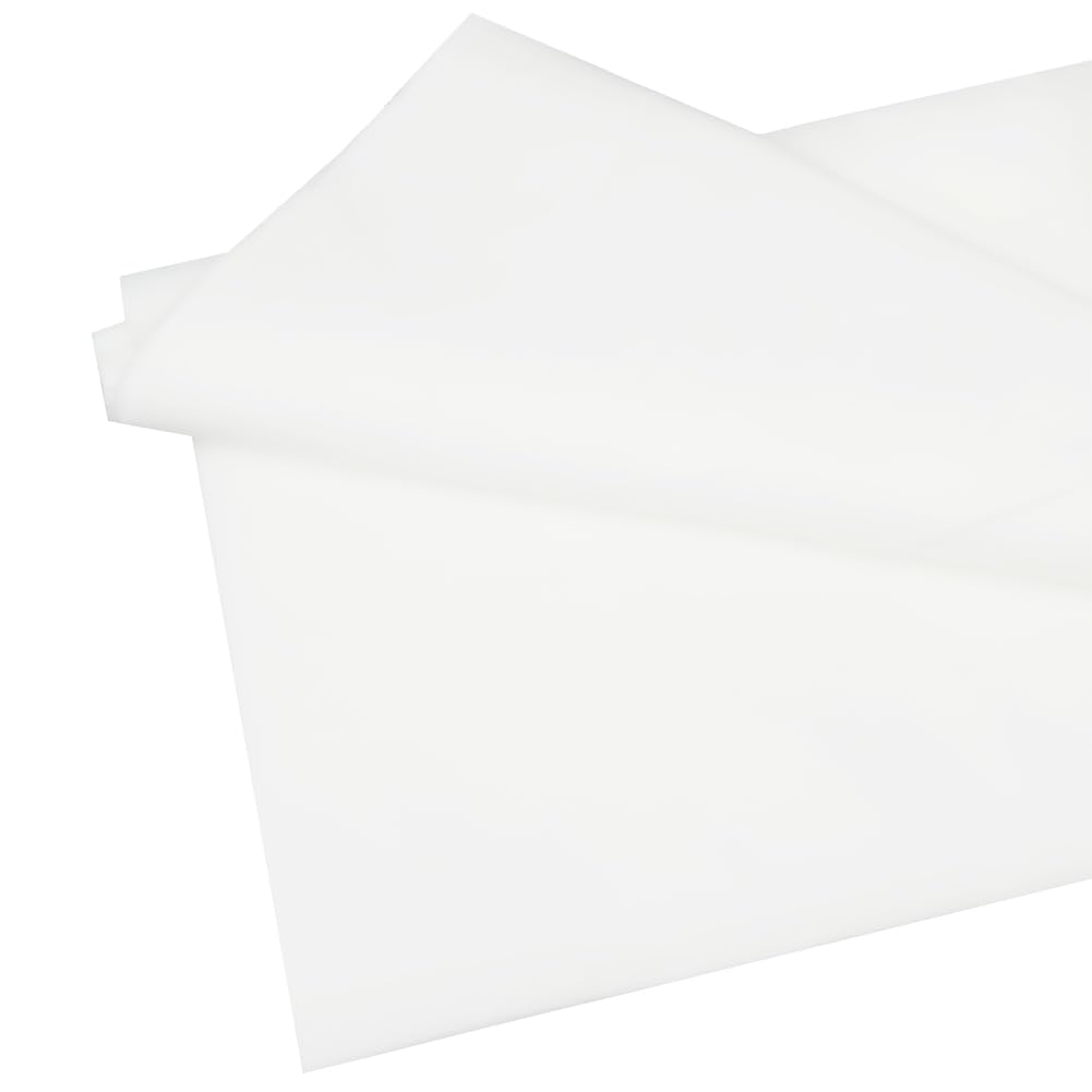 58.27 Inch White Soft Lining Fabric Solid Color Cloth By The Yard Polyester Diy Accessories Rectangle Linen Fabrics for Sewing Making Bags Clothes Dresses Embellishment Home Decor Handicraft