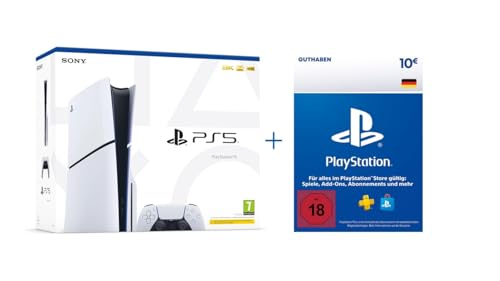 Playstation®5 Standard Konsole (Slim) + 10 Store Guthaben