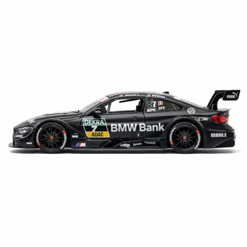 Image of Wizplex RMZ Hobby BMW M4 DTM 2017 Die-Cast Car 1:32 Scale Model Vehicle BMW Bank #7 Black Pull Back Toy for Boys