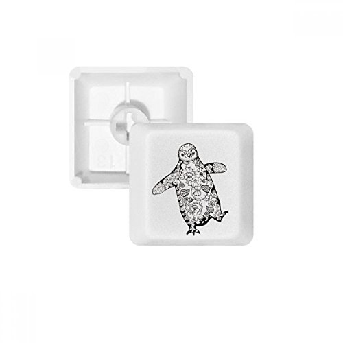 Keycaps PBT Pingouin clavier mécanique blanc oem sans marquage r2