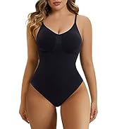 SHAPERX Body Gainant Femme Bodysuit Gaine Ventre Plat Sculptant Shapewear Invisible Bas Du Dos