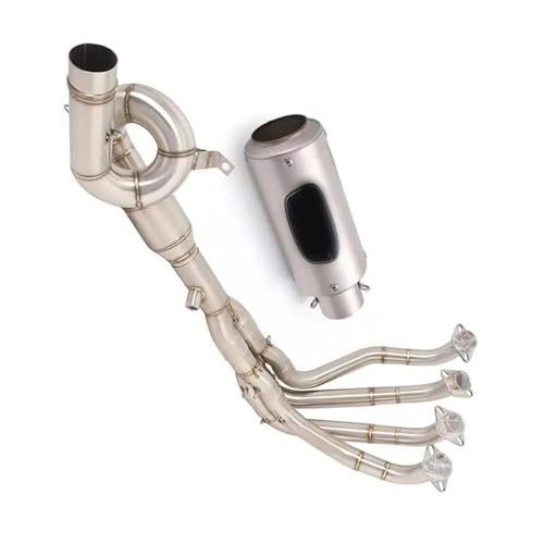 Tubo enlace delantero y escape para Kawasaki Z900 2018 silenciador de acero inoxidable