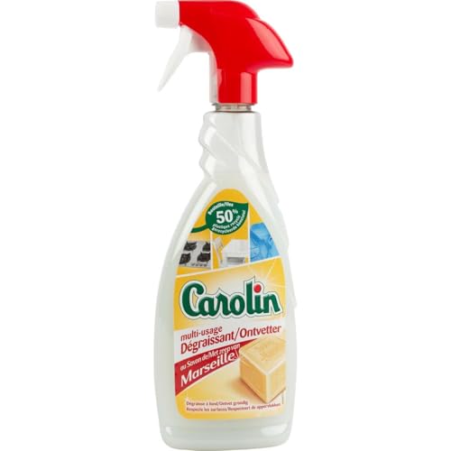 Carolin – Spray – Desengrasante multiusos – Jabón de Marsella – 650 ml