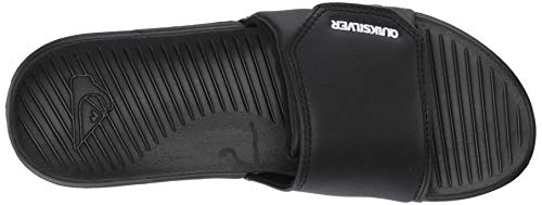 Quiksilver Men's Bright Coast Adjust Sandal, Black/White/Black, 12 Medium Us #TOP4