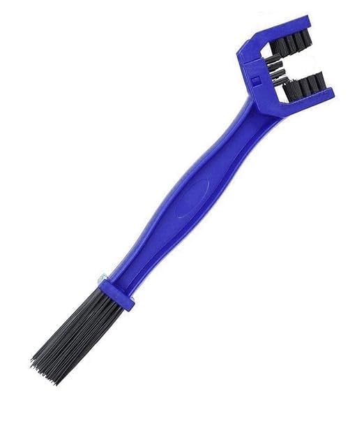 QNJL-Motorcycle/Cycle Chain Cleaner Brush for Bikes (Blue) 1