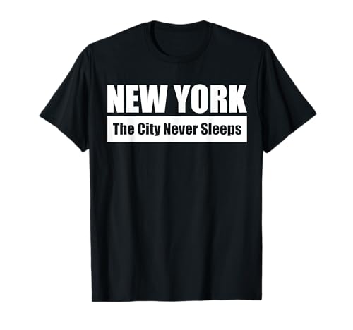 NEW YORK The City Never Sleeps / La ciudad que nunca duerme Camiseta