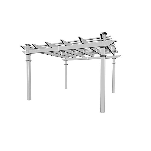 New England Arbors Regency 12' x 12' Vinyl Pergola