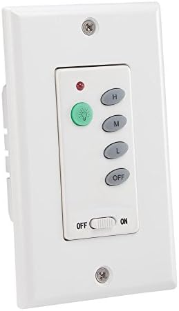 Westinghouse Lighting 7787500 Wireless Ceiling Fan And Light Wall Control