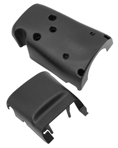 1ST Steering Column Cover Set for Toyota Pickup 1989-1995, Hilux 1989-1997, 4Runner 1990-1991 NO TILT Version ONLY 2PCS, Replaces OE: 4528635260 + 4528735200