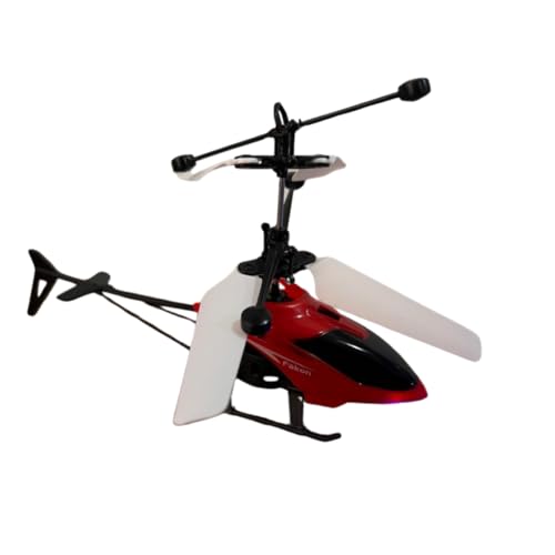 Helicóptero de Indução com Controle Remoto Infravermelho Recarregável, Azul