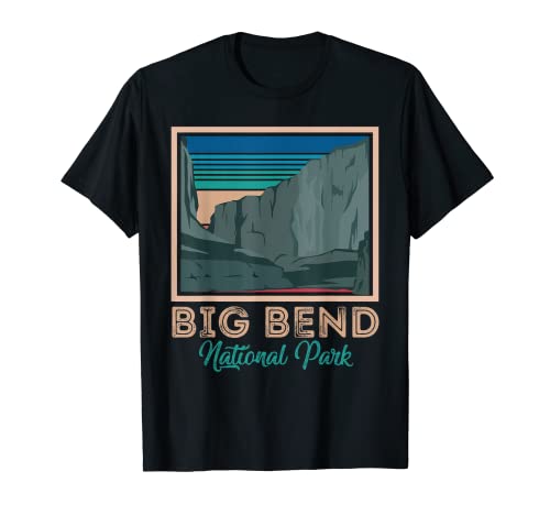 Texas Big Bend National Park Souvenir senderismo camping Camiseta