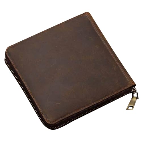 Boîte montre de voyage en cuir véritable style vintage HEMOTON