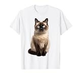 Gato siamés Belleza Majestuoso Gato Siamés Precioso Gato Siamés Camiseta