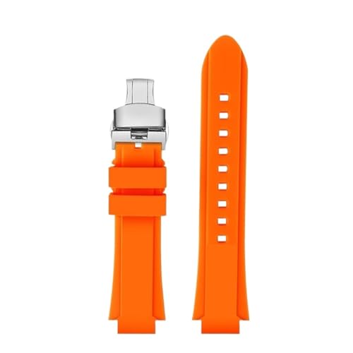 RWUXCYNTP �C�����ꂽ�S�����v�o���h�ƌ݊����J�V�I GM-2100 GM2100 GA-2100 GA2100 GBM-2100 �����V���R���h�����v�X�g���b�v(Orange-silver B)