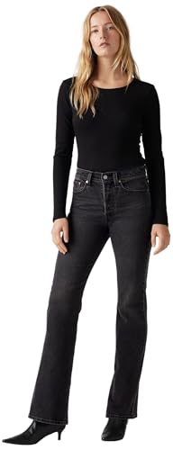 Levi's Wedgie Boot Jeans, On The Town No Crack, 27W / 30L Mujeres