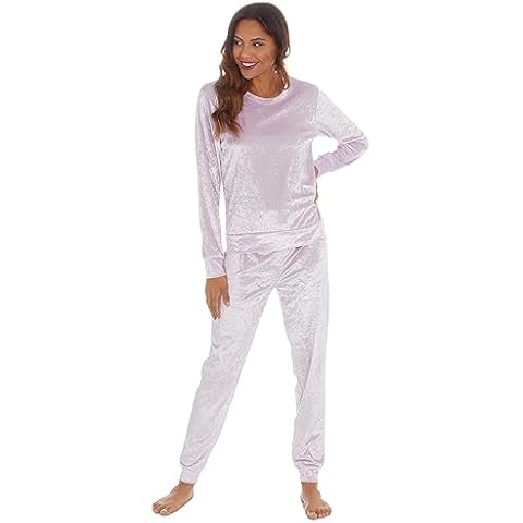 Soft Purple Crushed Velvet Pyjama Set Cover