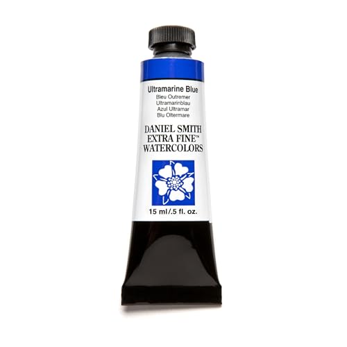 Daniel Smith Extra Fine Watercolor 15ml Paint Tube, Ultramarine Blue (284600106), 0.5 Fl Oz (Pack of 1)