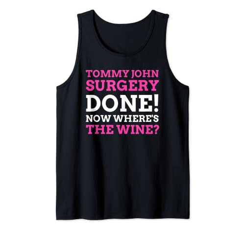 Regalos divertidos para lesiones de codo Tommy John Surgery Camiseta sin Mangas