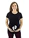 Tstars Maternity Shirts Women Pregnancy Announcement Womens Funny Pregnant T-Shirt Large Black