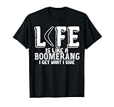 Wurfsport Boomerang Witz Spruch Bumerange Bumerang T-Shirt