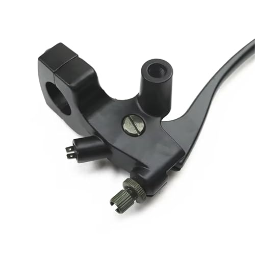Levier d'embrayage gauche noir 1" en aluminium pour moto cruiser