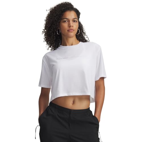 T-shirt court Under Armour femme vêtement de sport respirant été