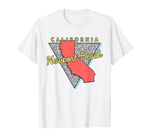 Newport Beach California Souvenirs Dreieck CA T-Shirt