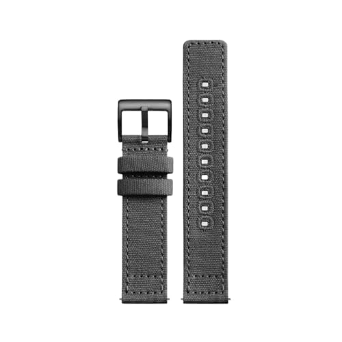 [LOKLNEYK] 18mm 20mm 22mm �i�C�����L�����o�X�N�C�b�N�����[�X�o���h�ɓK������Huawei Watch 6/5/4 Pro ���v�A�N�Z�T���[(Grey 2,20mm)