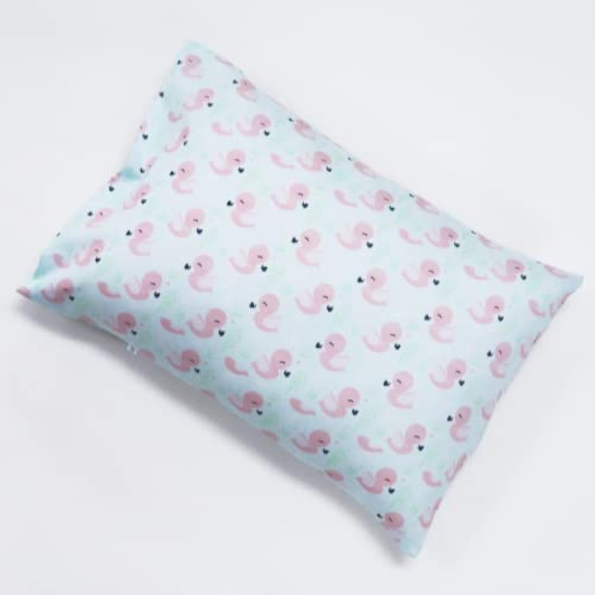 Toddler Pillow with 100% Cotton Removable Cover