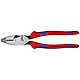 KNIPEX Kraft-Kombizange Lineman’s Pliers amerikanisches Modell auf SB-Karte mit Mehrkomponenten-Hüllen schwarz atramentiert 240 mm, 09 02 240 SB