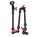 31in Articulating Magic Arm, 360Â° Rotation Adjustable Articulating Arm Camera Mount, Antislip Aluminum Camera Mount Kit for DSLR Action Camera Mini Camera