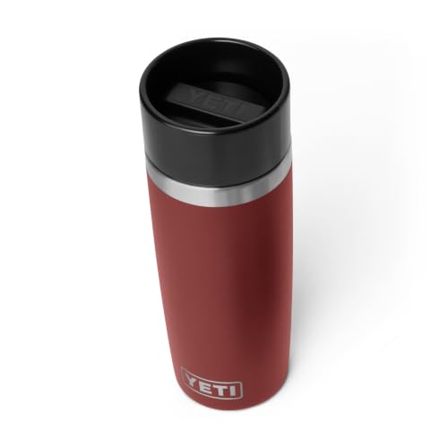 Image of YETI Rambler 16 oz Travel Bottle, Stainless Steel, Vacuum Insulated with Leakproof Commuter Cap, Stag Red