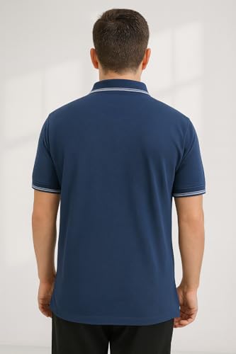 Image of Dollar Pack of 2 Men's Cotton Polo T-Shirt with Classic Collar