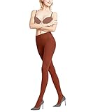 FALKE Damen Strumpfhose Pure Matt, Fein 50 DEN, 1 Stück, Rot (Terra 8829), M