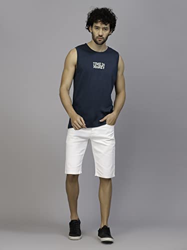 Image of RIGO Men's Solid Slim Fit Vest (SD05231071 Teal