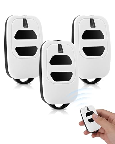 Mando a distancia de 433,92 MHz, emisor manual de 2 botones para GTI4/2, GT4/2, Mio TR2/4, Mio TR2N/4N, con baterías, control remoto para puerta de garaje (3 piezas)