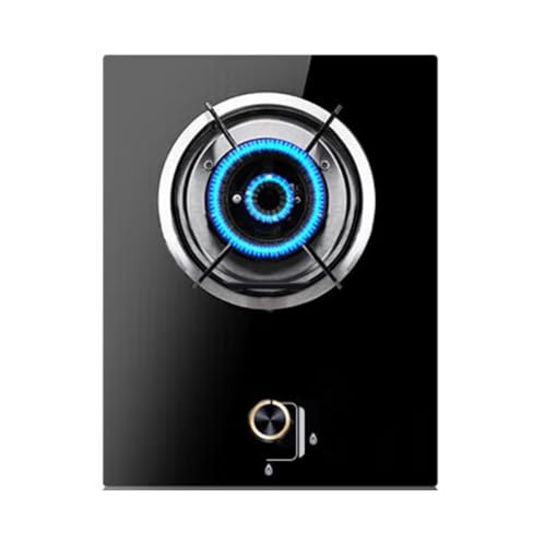 BZJPRFC Cocina De Gas con 1 Quemador, 5,2 KW, Conversión De Gas Natural A Gas Licuado De Petróleo (GN/GLP), con Protección contra Llamas, For Cocina Doméstica(LPG)